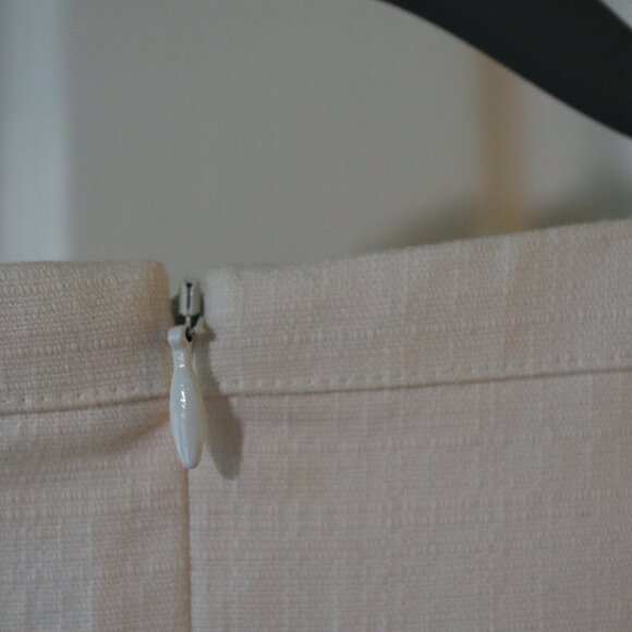 Ann Taylor | Off-White Fit & Flare Dress, Size 2 - Picture 6 of 13